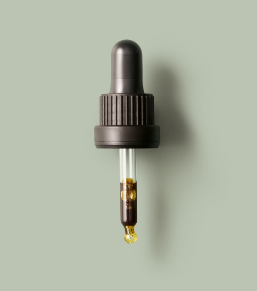 CBD-Öl-Pipette